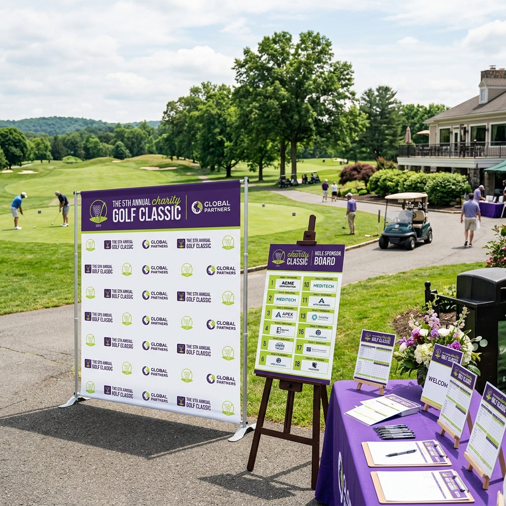 Golf Day Signage & Print