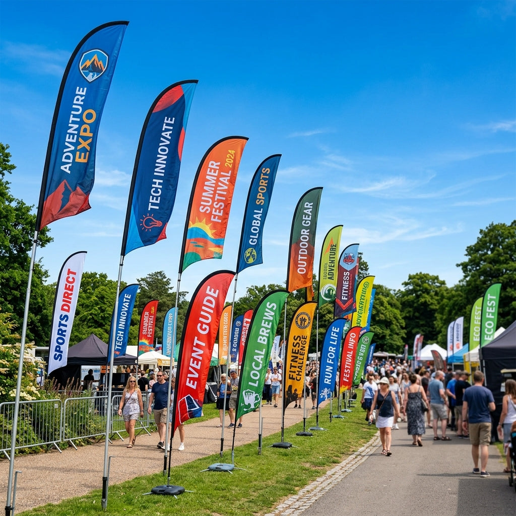 Flying Banners & Flags — Custom Branded