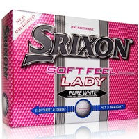 Srixon Soft Feel Lady Pink Full Colour Logo