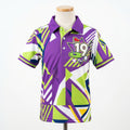 Custom Sublimation Golf Shirt Kids bold geometric design