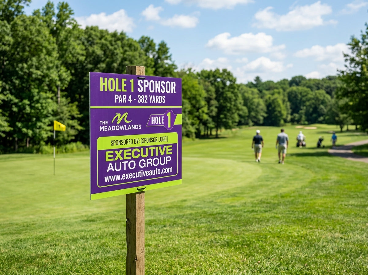 Hole Sponsor Board A0 Corflute 1189x841mm