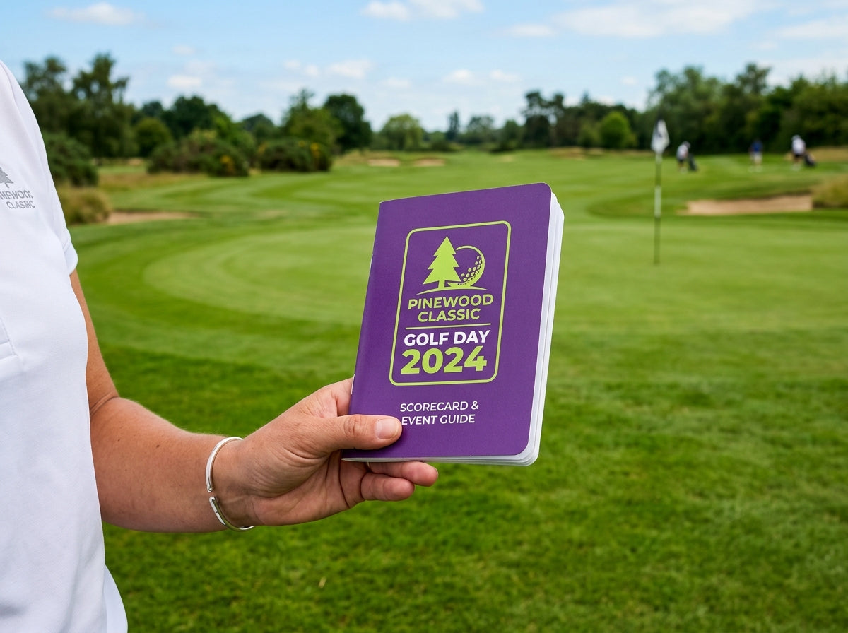 Golf Day Scorecard Custom Printed Pack of 50