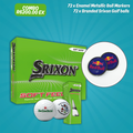 Enamel Ball Marker & Srixon Golf Ball Combo — 72 Sets