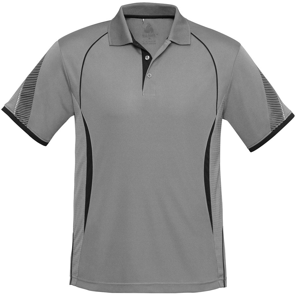 Mens Razor Golf Shirt - Grey