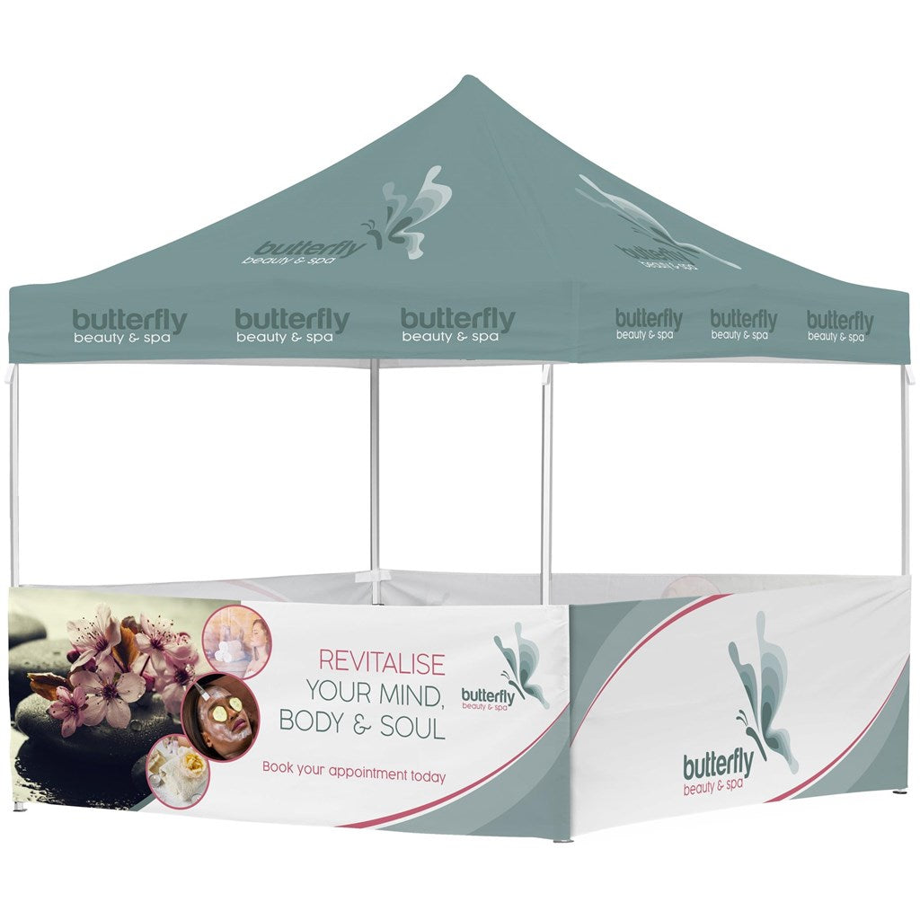Ovation Sublimated Gazebo 3m x 3m - 4 Half-Wall Skins
