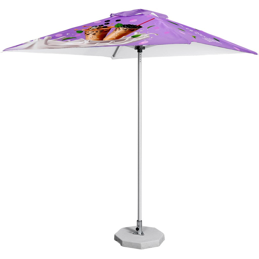 Sublimated Parasol Single Round Pole 2m x 2m