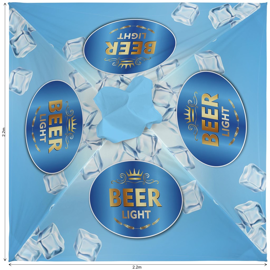 Legend Sublimated Parasol Roof 2.2m x 2.2m