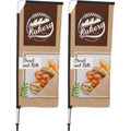 Legend 2m Telescopic Flying Banner Set of 2