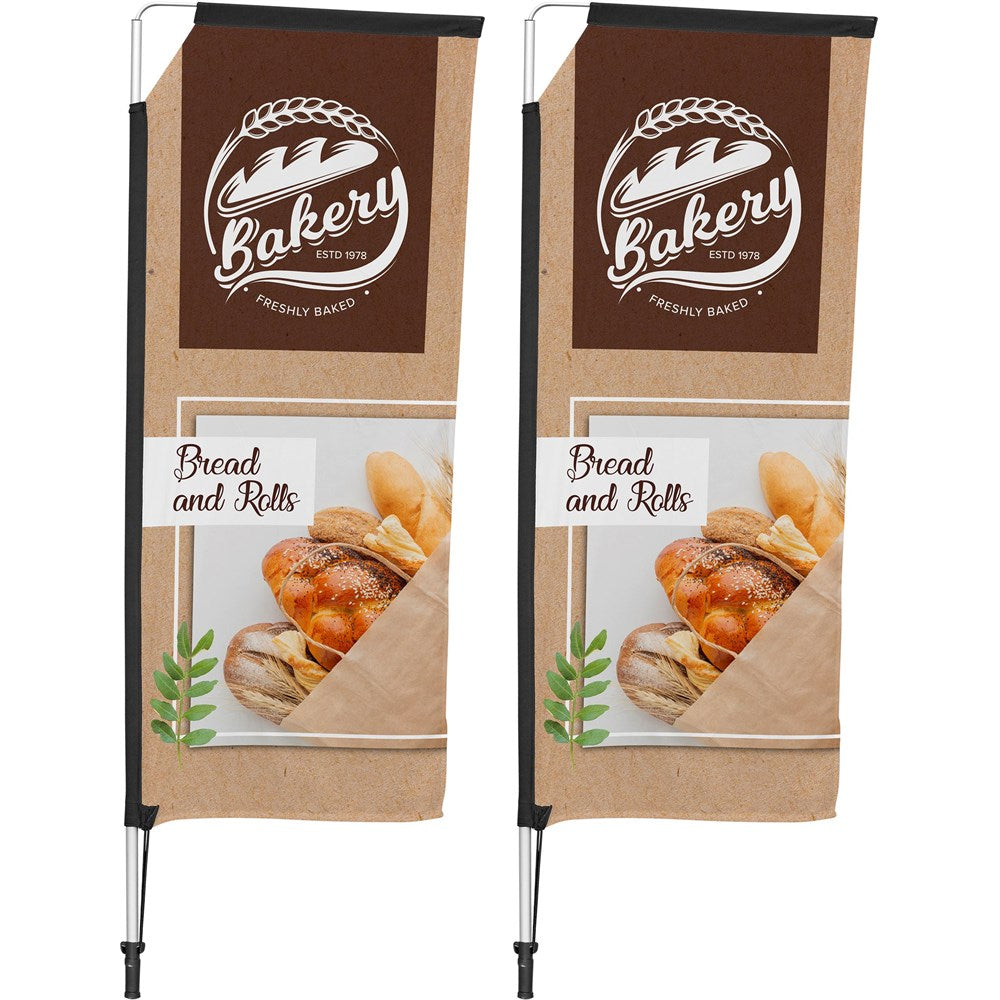 Legend 2m Telescopic Flying Banner Set of 2
