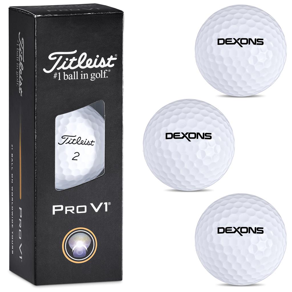 Titleist ProV1 Golf Balls — Sleeve of 3