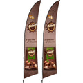 Legend 3m Arcfin Flying Banner Set of 2