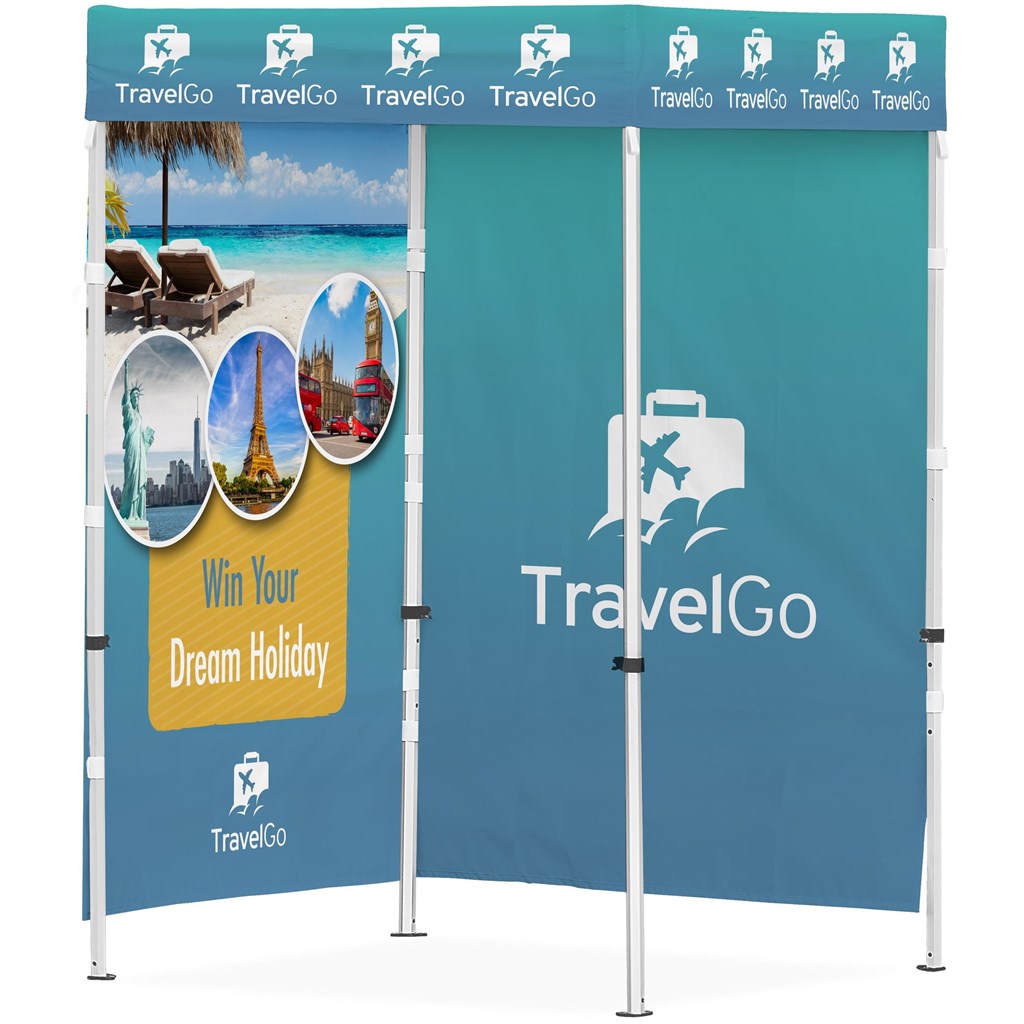 Ovation Sublimated Gazebo 1.5m x 1.5m - 2 Full-Wall Skins