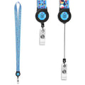 Altitude Sample Retractable Badge Reel Sublimation Satin Lanyard