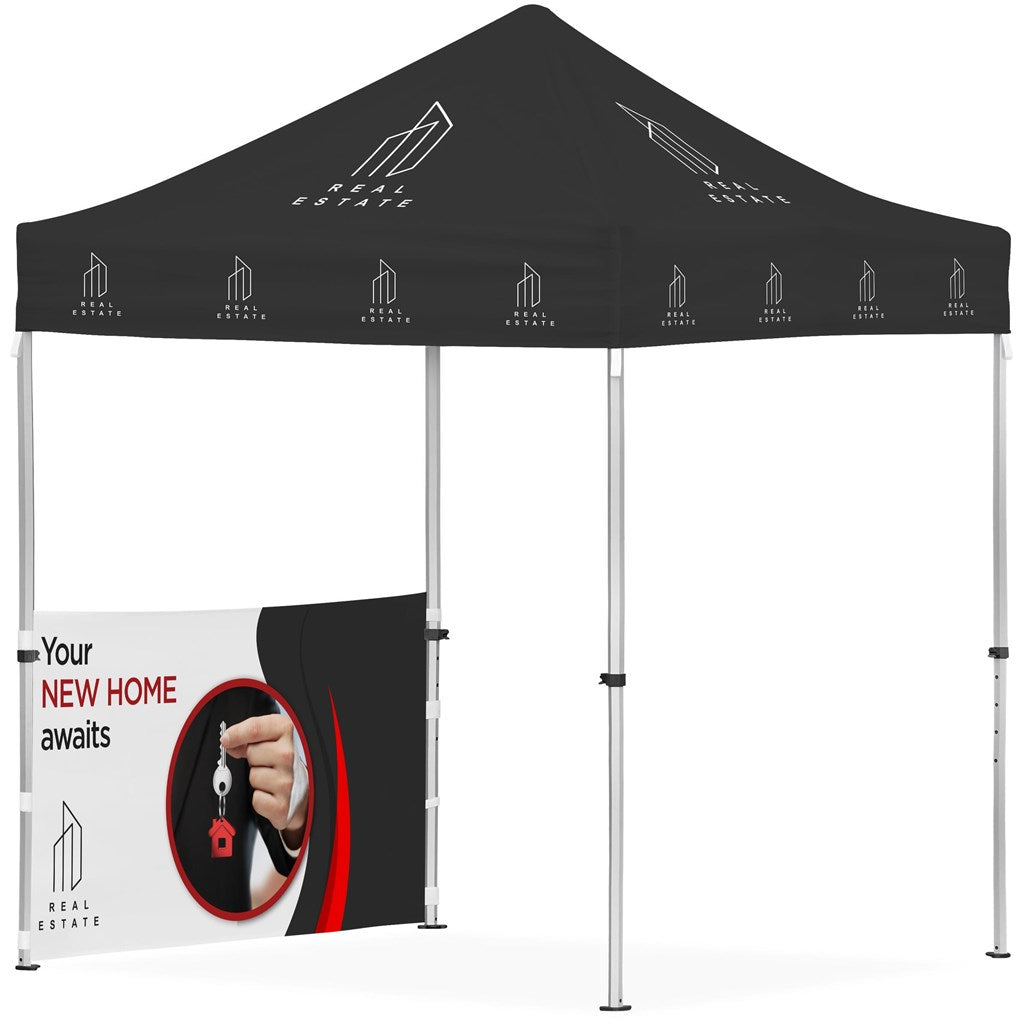 Ovation Sublimated Gazebo 2m x 2m Petite Frame - 1 Half-Wall Skin