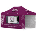 Ovation Sublimated Gazebo 4.5m x 3m - 2 Long Full-Wall Skins