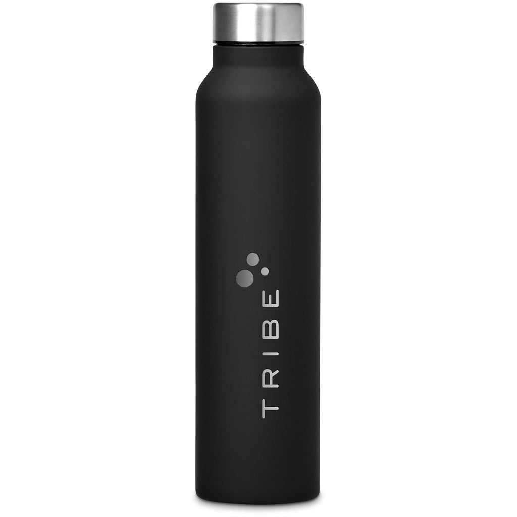 Serendipio Baxter Stainless Steel Water Bottle - 1 Litre - Black