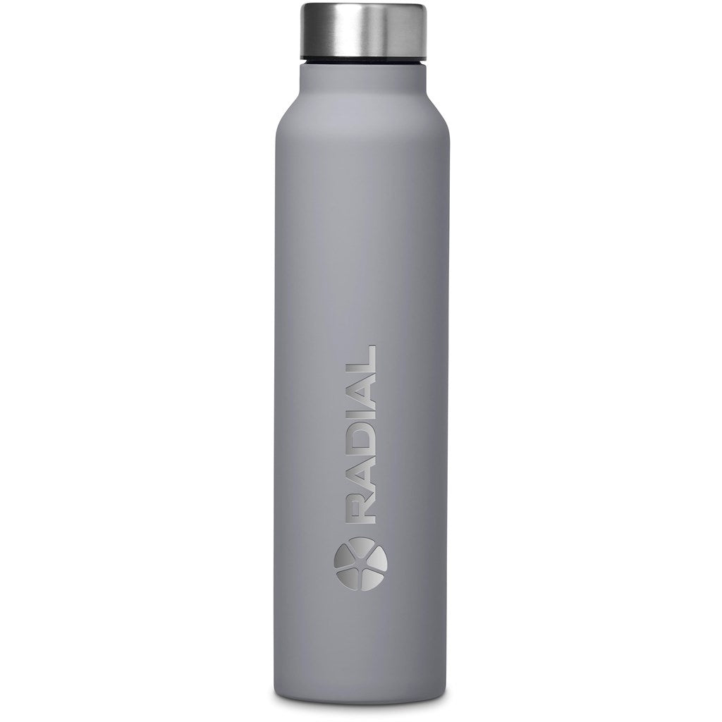 Serendipio Baxter Stainless Steel Water Bottle - 1 Litre - Grey