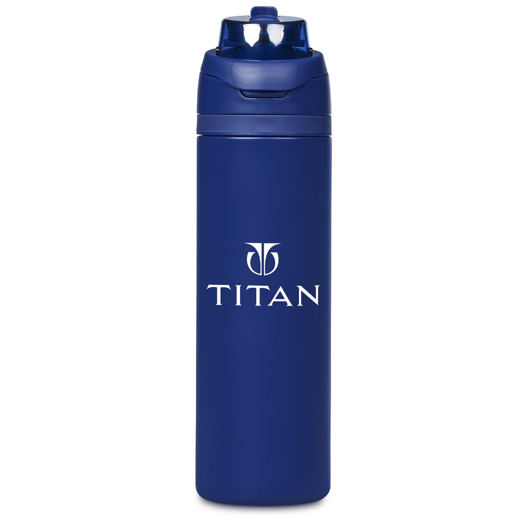 Slazenger Ranger Stainless Steel Vacuum Water Bottle - 700ml - Navy