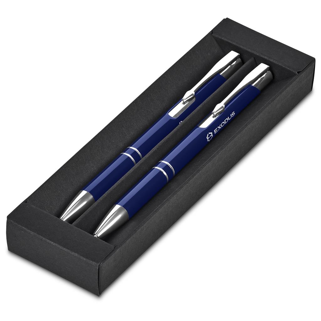 Altitude Panama Ball Pen & Pencil Set - Navy