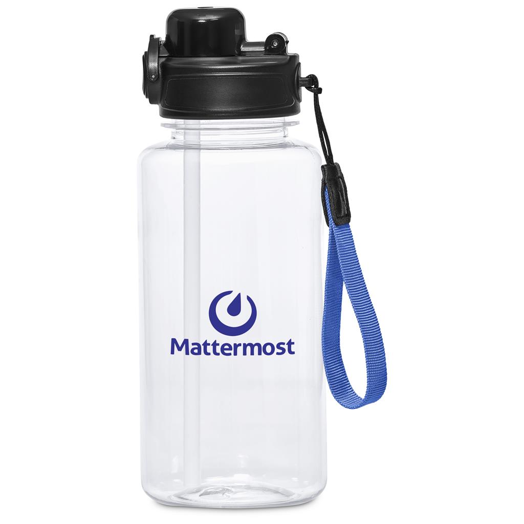Altitude Ortega Recycled PET Water Bottle – 1Litre - Blue