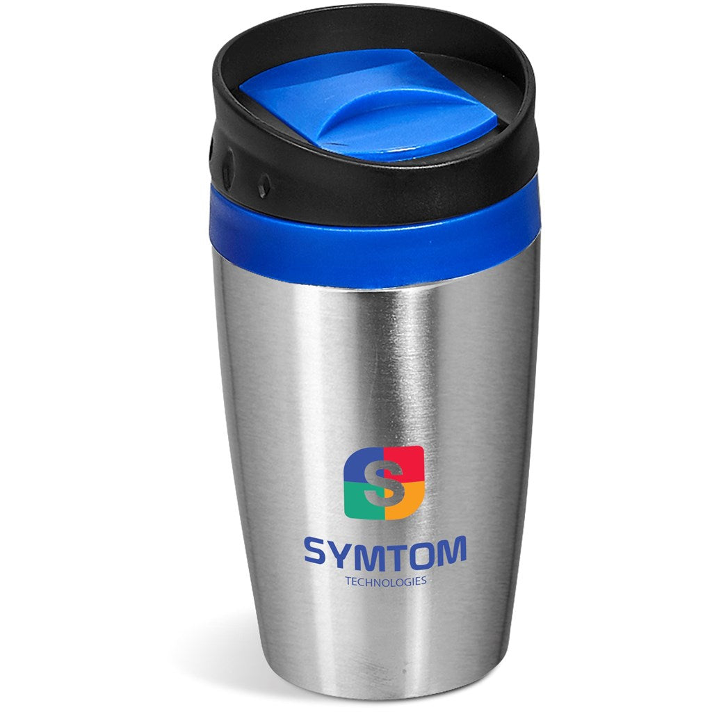 Altitude Vienna Stainless Steel & Plastic Double-Wall Tumbler - 300ml - Blue