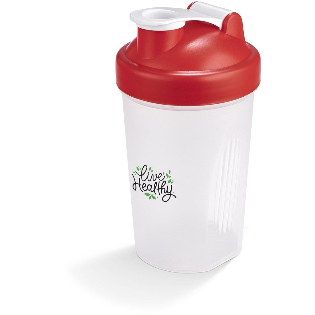 Altitude Shake & Burn Plastic Protein Shaker - 400ml - Red