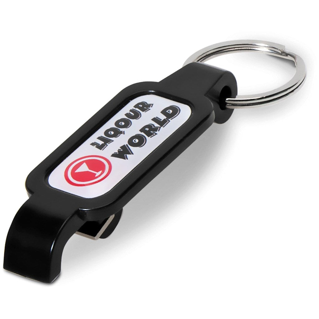 Altitude Moonshine Dome Bottle Opener Keyholder - Black