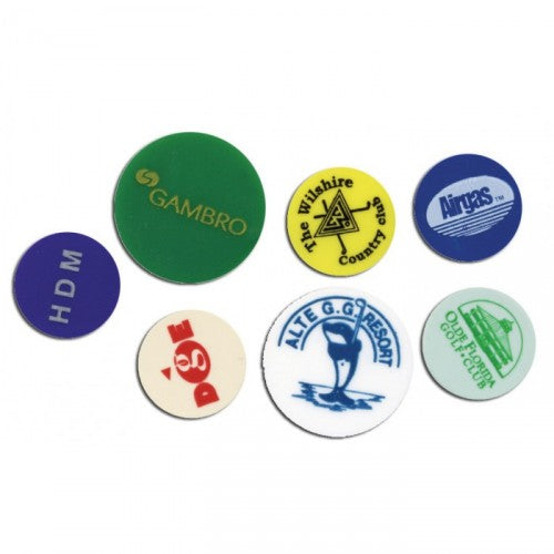 Branded Plastic Ball Markers various colours